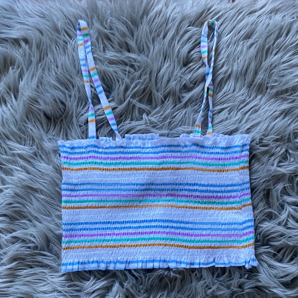 🌈 Rainbow cropped tank